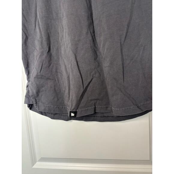 YoungLA Gray Crew Neck T-Shirt Mens Size Small Bodybuilding Gym Fit Minimalist - Picture 3 of 6